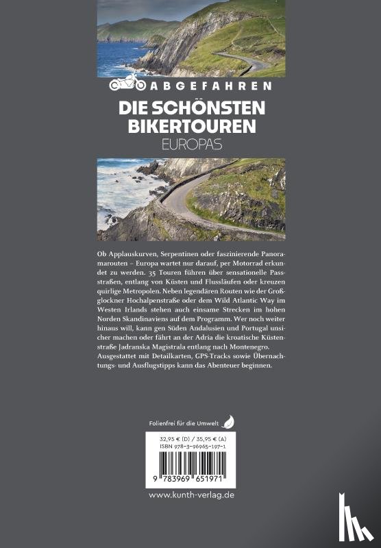 Šimicic, Snežana, Fennel, Stephan - KUNTH Abgefahren - Die schönsten Bikertouren in Europa