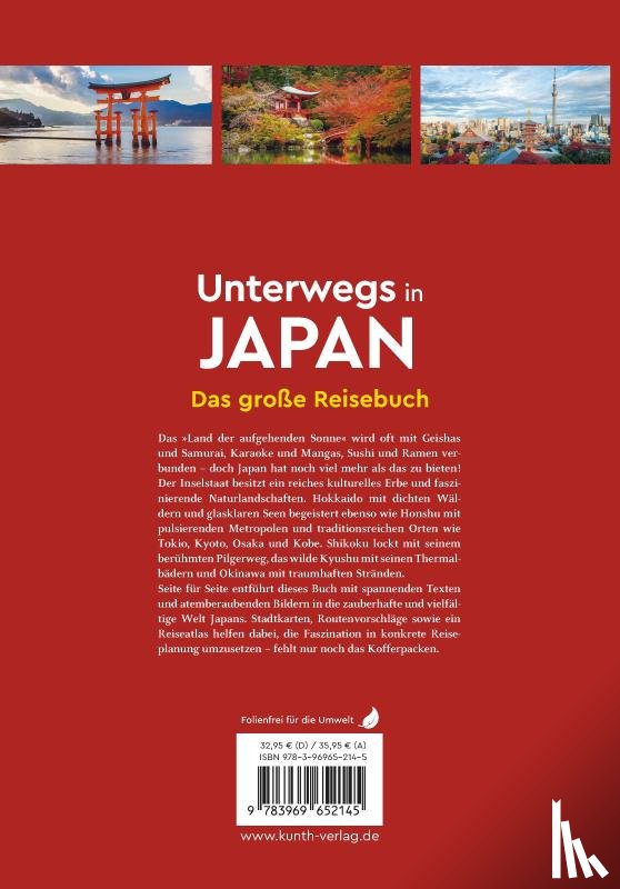 Ingala, Jutta M., Lammert, Andrea, Kapff, Sibylle von, Majewski, Kerstin - KUNTH Unterwegs in Japan