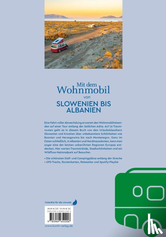 Lipps, Susanne - KUNTH Mit dem Wohnmobil von Slowenien bis Albanien