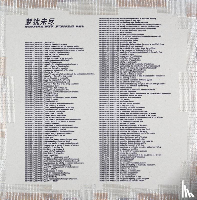 Chan, Theseus - Yang Li and Antoine d’Agata: Too Much But Not Enough