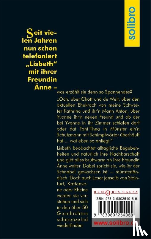 Hollmann, Usch - Hallo Änne, hier is Lisbeth...
