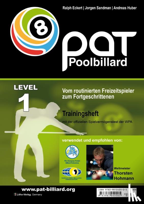 Eckert, Ralph, Sandmann, Jorgen, Huber, Andreas - Pool Billard Trainingsheft PAT 1