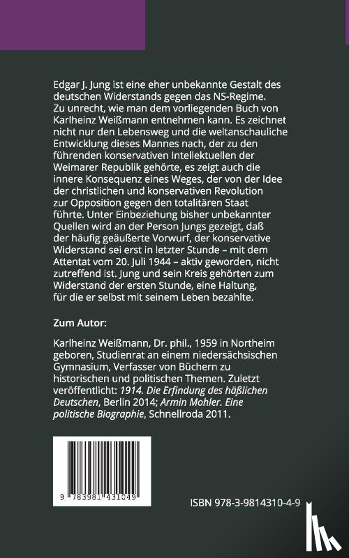 Weissmann, Karlheinz - Ertrage