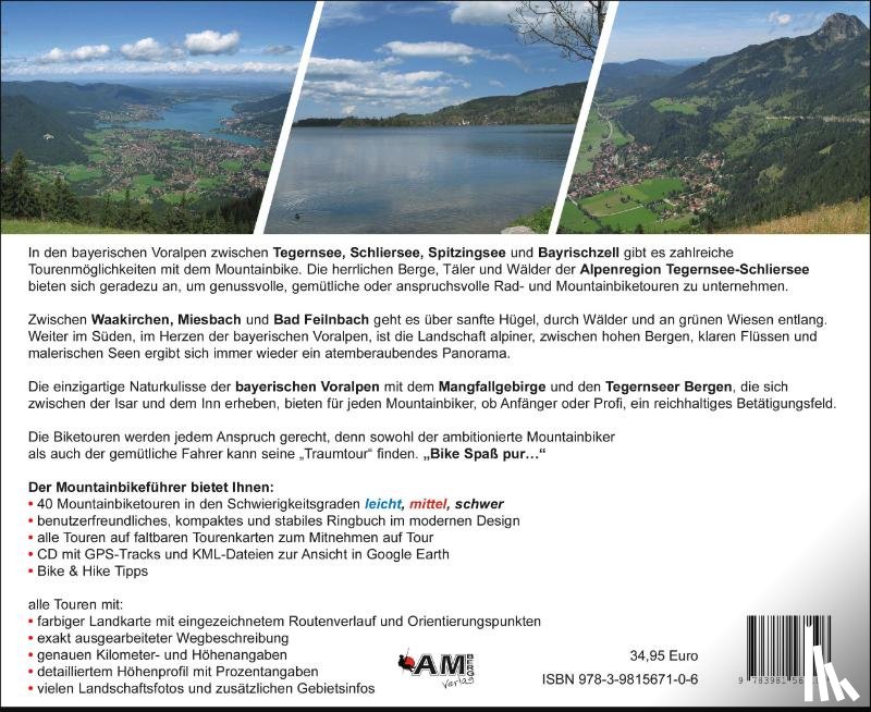 Plott, Susi, Durner, Günter - Mountainbike Touren Tegernsee - Schliersee - Bayrischzell