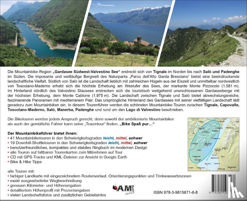 Plott, Susi, Durner, Günter - Mountainbike Touren Gardasee Südwest - Valvestino See