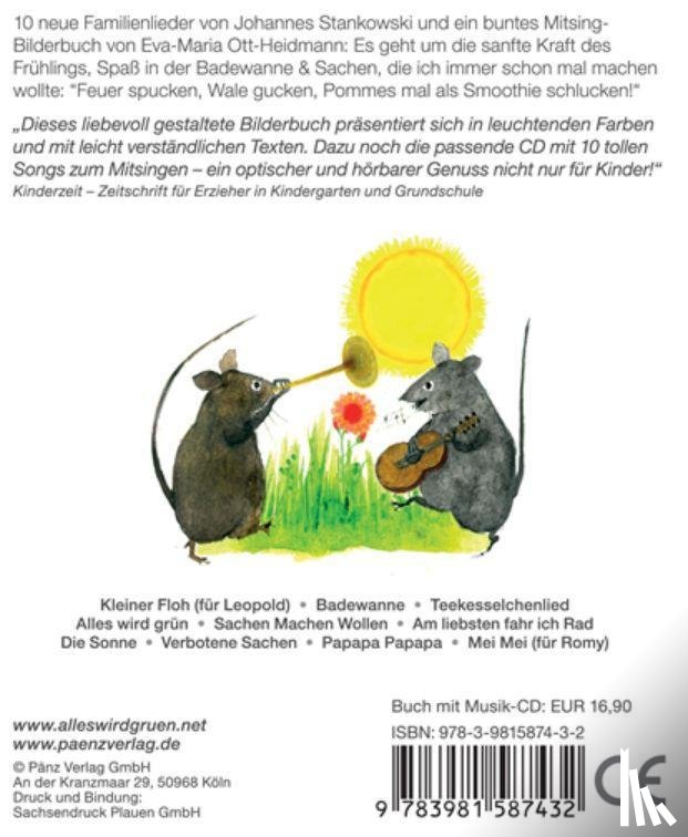 Stankowski, Johannes, Ott-Heidmann, Eva-Maria - Alles wird grün. Mit Musik-CD