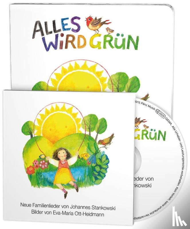 Stankowski, Johannes, Ott-Heidmann, Eva-Maria - Alles wird grün. Mit Musik-CD