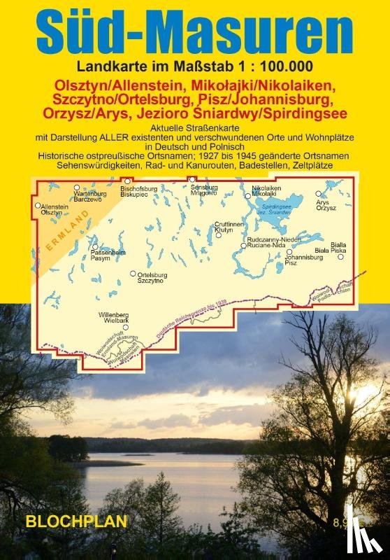 Bloch, Dirk - Landkarte Süd-Masuren