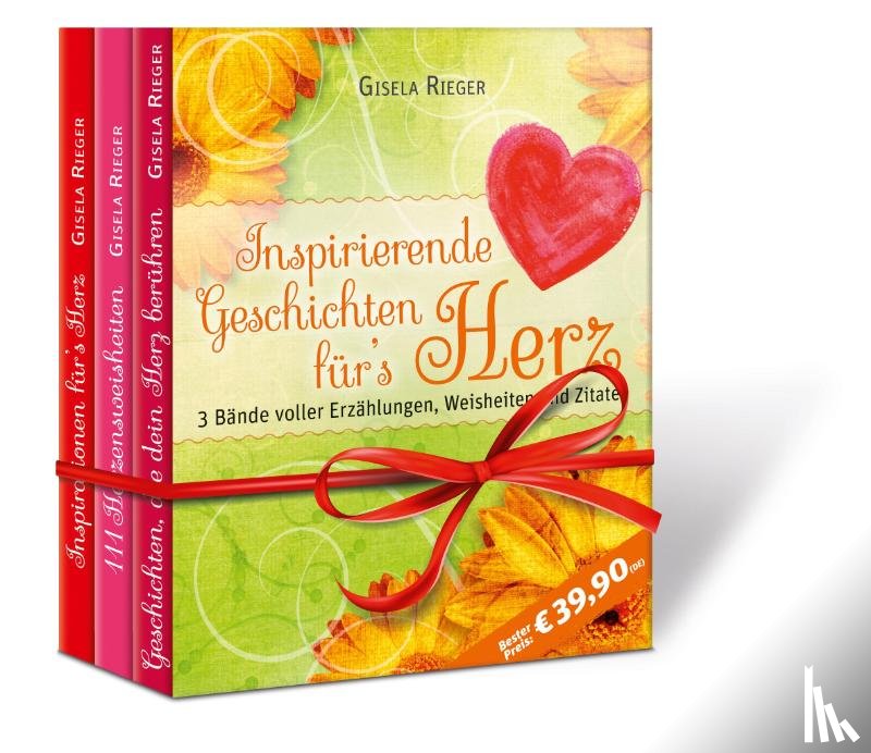 Rieger, Gisela - Inspirierende Geschichten für`s Herz. 3 Bände
