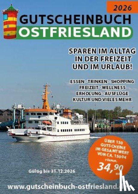  - Gutscheinbuch 2026 Ostfriesland inkl. WHV