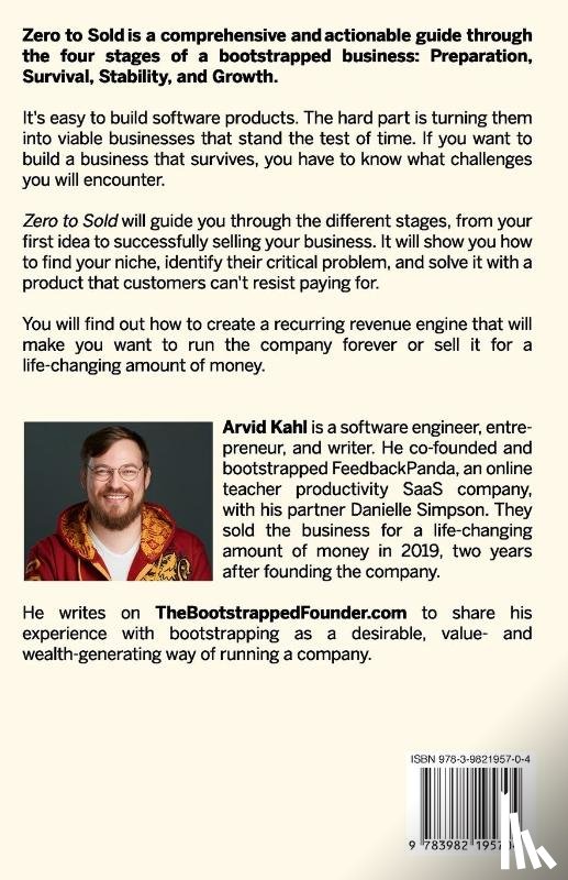 Kahl, Arvid - Zero to Sold