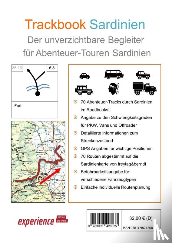 Göttenauer, Matthias, Lindenblatt, Melina - Trackbook Sardinien 4. Auflage