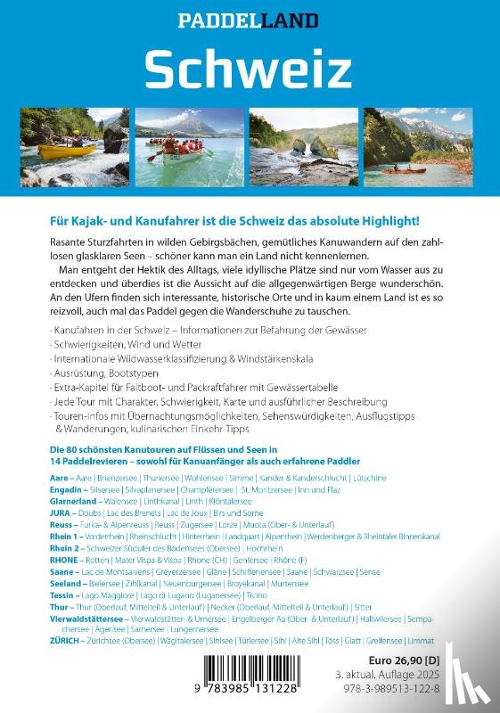 Oppliger, Beat, Frehner, Patrick - Paddelland Schweiz