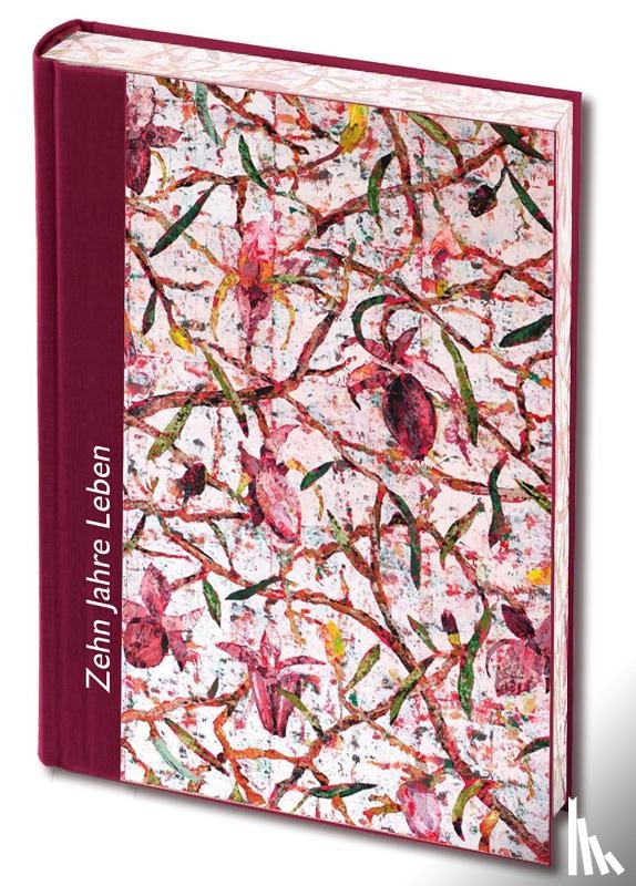  - Zehn Jahre Leben - weinrot