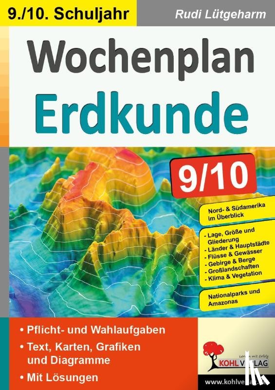 Lütgeharm, Rudi - Wochenplan Erdkunde / Klasse 9-10