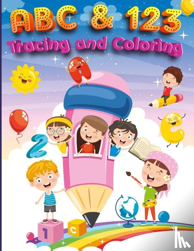 Colouring, Education - ABC & 123 Coloring and Tracing