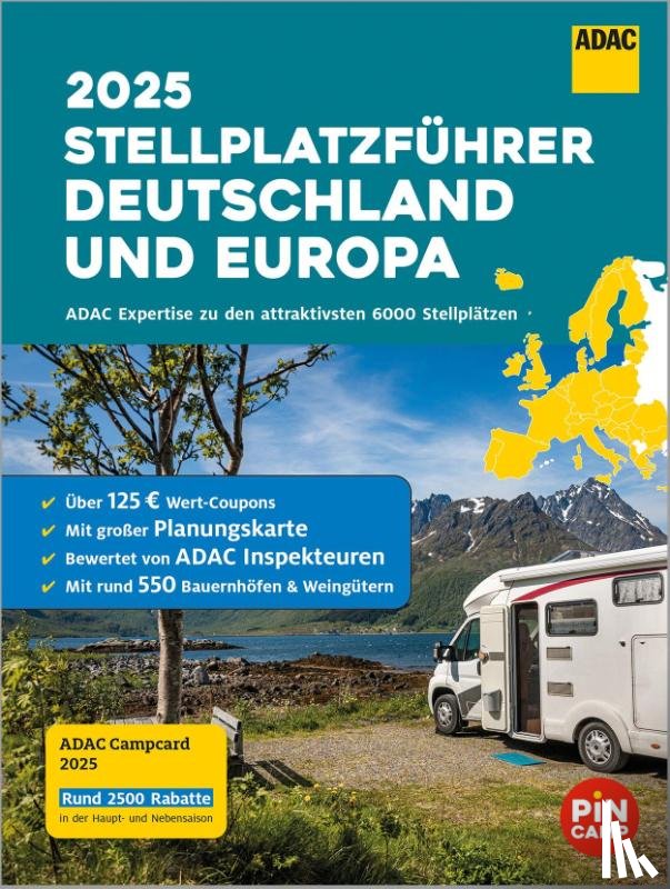  - ADAC Stellplatzführer 2025 Deutschland und Europa