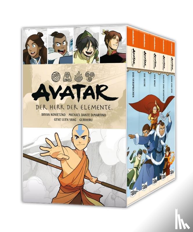 DiMartino, Michael Dante, Konietzko, Bryan, Yang, Gene Luen - Avatar - Der Herr der Elemente Schuber