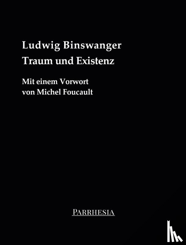 Ludwig, Binswanger - Traum und Existenz