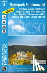  - UK50-4 Naturpark Frankenwald (Umgebungskarte 1:50000)