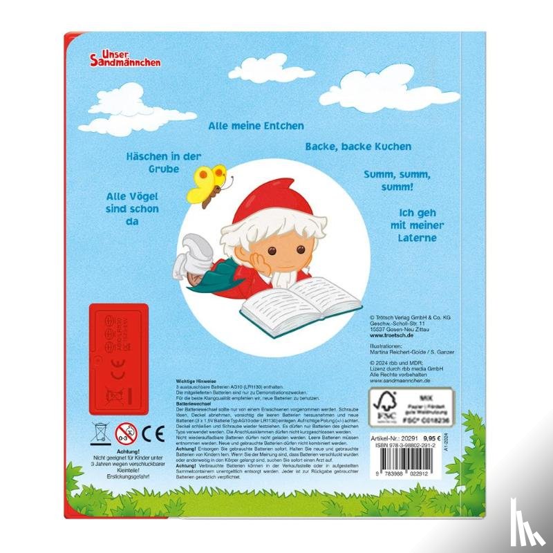  - Trötsch Unser Sandmännchen Soundbuch Erste Kinderlieder
