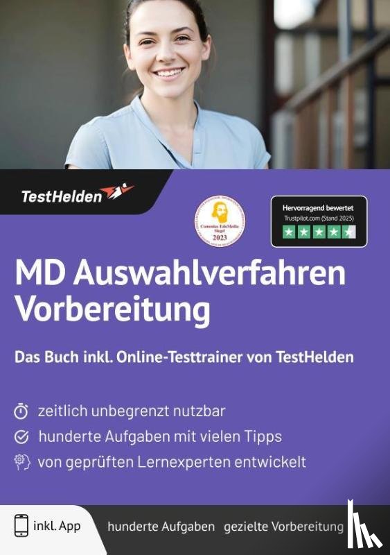 Wenk, Tom - MD Auswahlverfahren Vorbereitung: Das Buch inkl. Online-Testtrainer von TestHelden