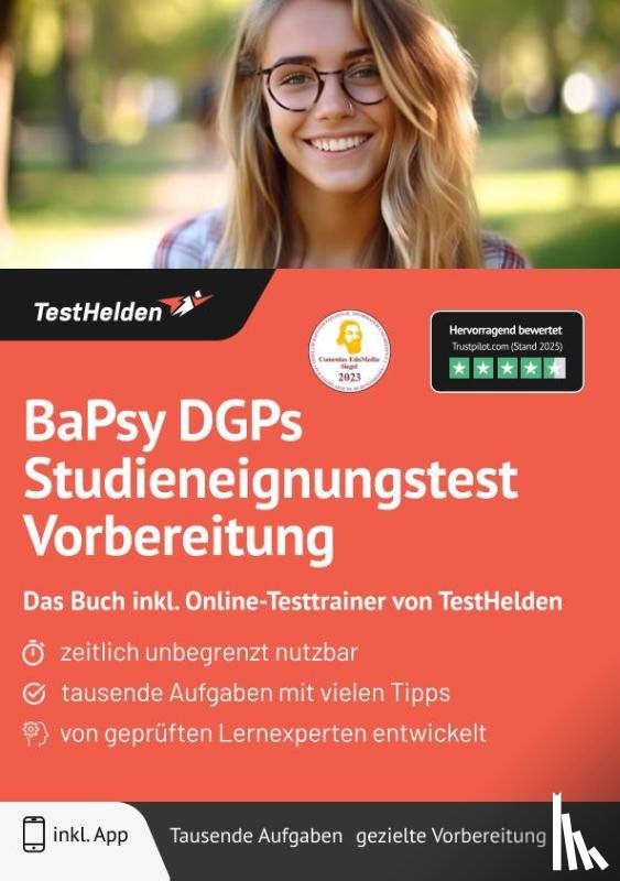 Wenk, Tom - BaPsy DGPs Studieneignungstest Vorbereitung: Das Buch inkl. Online-Testtrainer von TestHelden
