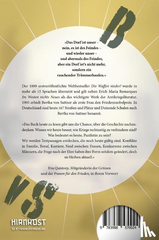 Suttner, Bertha Von - Die Waffen nieder!