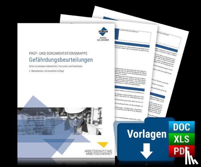 Forum Verlag Herkert Gmbh - Prüf- und Dokumentationsmappe: Gefährdungsbeurteilungen