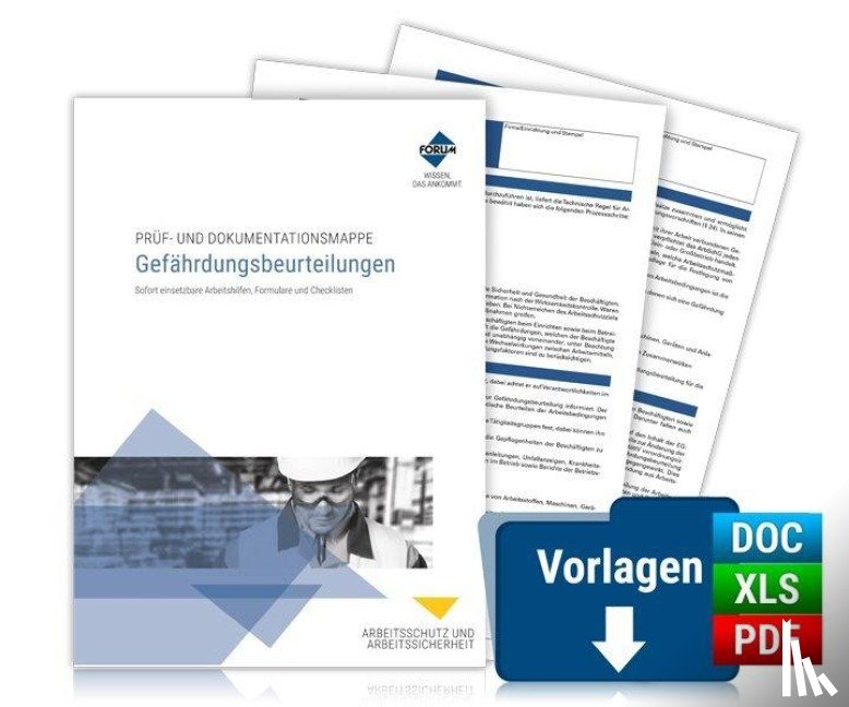 Forum Verlag Herkert Gmbh - Prüf- und Dokumentationsmappe: Gefährdungsbeurteilungen
