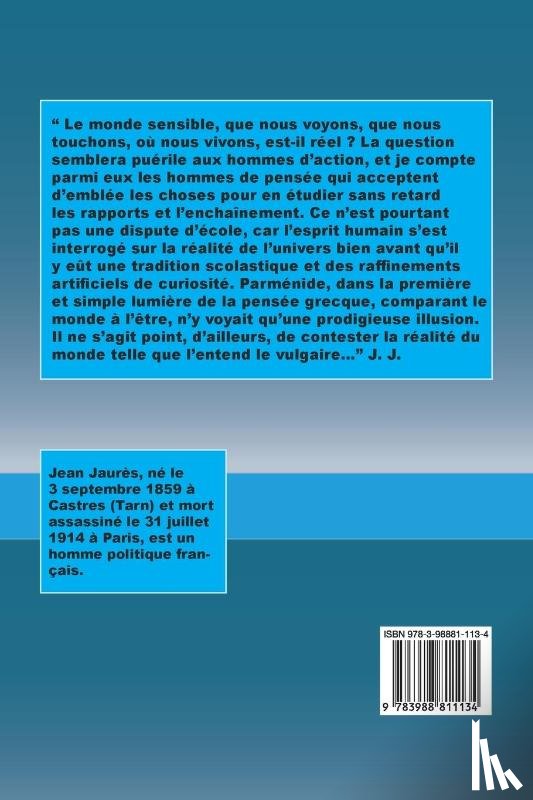 Jaurès, Jean - De la réalité du monde sensible