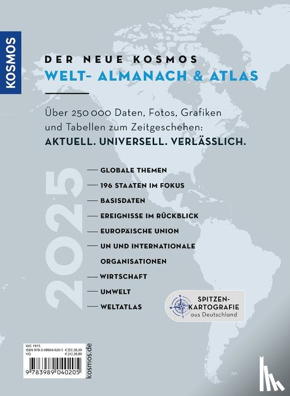 Aubel, Henning, Ell, Renate, Philip, Engler - Der neue Kosmos Welt-Almanach & Atlas 2025