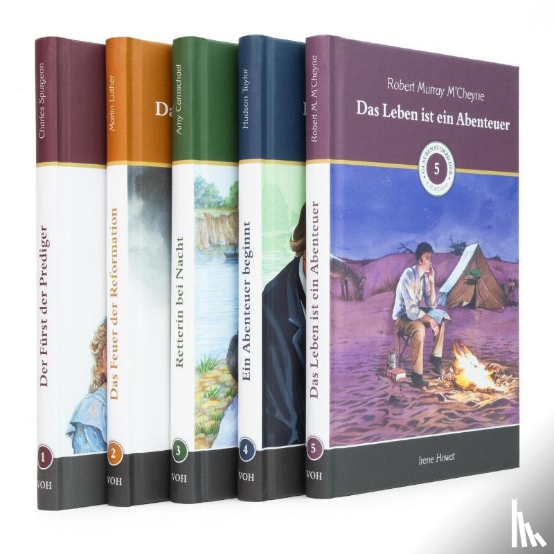 Missionswerk Voice of Hope - Paket: Glaubensvorbilder (Band 1-5)