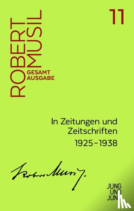 Musil, Robert - In Zeitungen und Zeitschriften