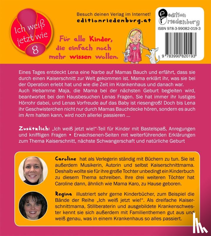 Oblasser, Caroline, Masaracchia, Regina - Mama und der Kaiserschnitt - Das Kindersachbuch zum Thema Kaiserschnitt, nächste Schwangerschaft und natürliche Geburt
