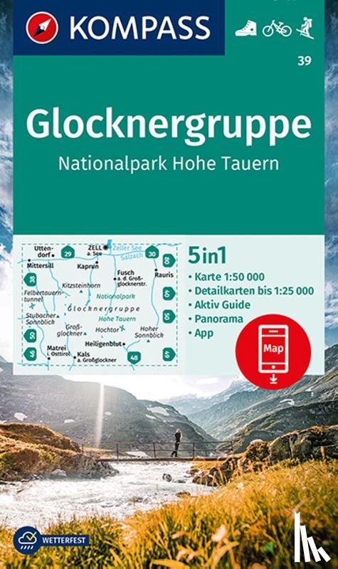  - Kompass WK39 Glocknergruppe, Nationalpark Hohe Tauern