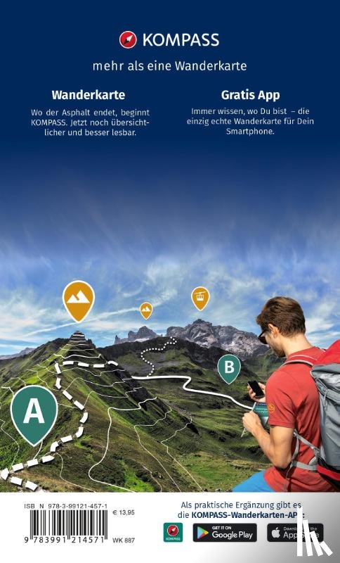  - KOMPASS Wanderkarten-Set 887 Schwarzwald Süd (2 Karten) 1:50.000