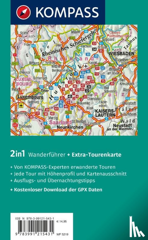 Forsch, Norbert - Hunsruck mit Saar-Hunsruck-Steig, 50 Touren wanderfuhrer + Extra-Tourenkarte