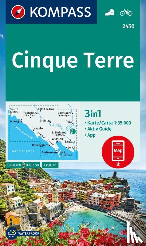  - Cinque Terre D/I + Aktiv Guide