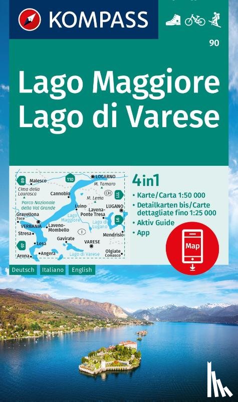 - Kompass WK90 Lago Maggiore, Lago di Varese