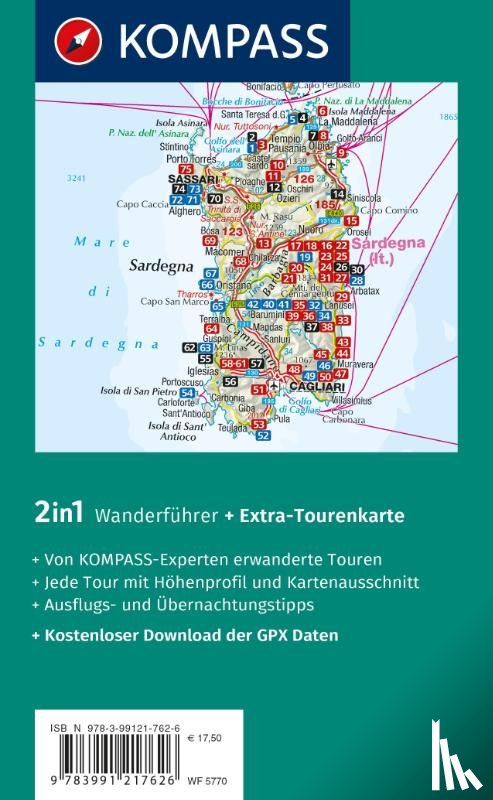 Stummvoll, Gerhard, Sturm, Astrid - Sardinien WF +Extra-Tourenkarte