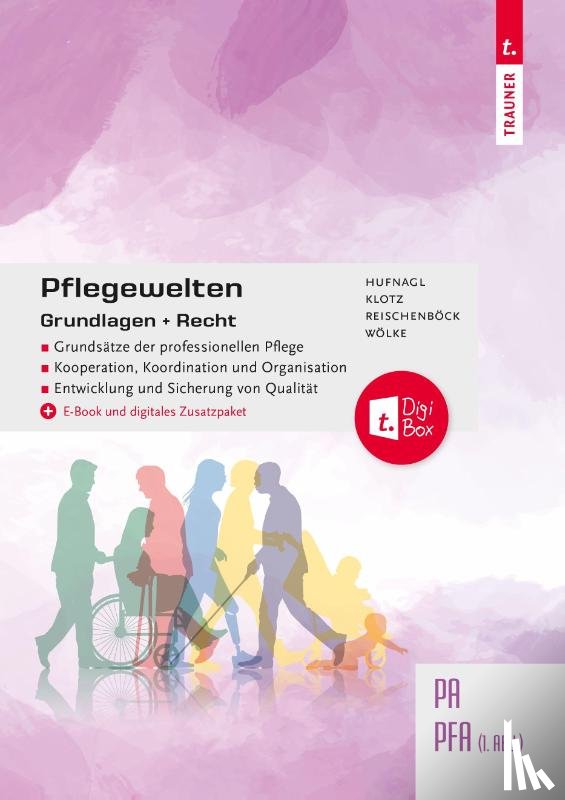 Hufnagl, Barbara, Klotz, Isabella, Reischenböck, Doris, Wölke, Anita - Pflegewelten - Grundlagen + Recht PA/PFA (1. ABJ.)