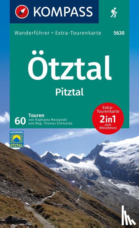 Moczynski, Raphaela, Mag. Schmarda, Thomas - Otztal, Pitztal wanderfuhrer + Tourkarte