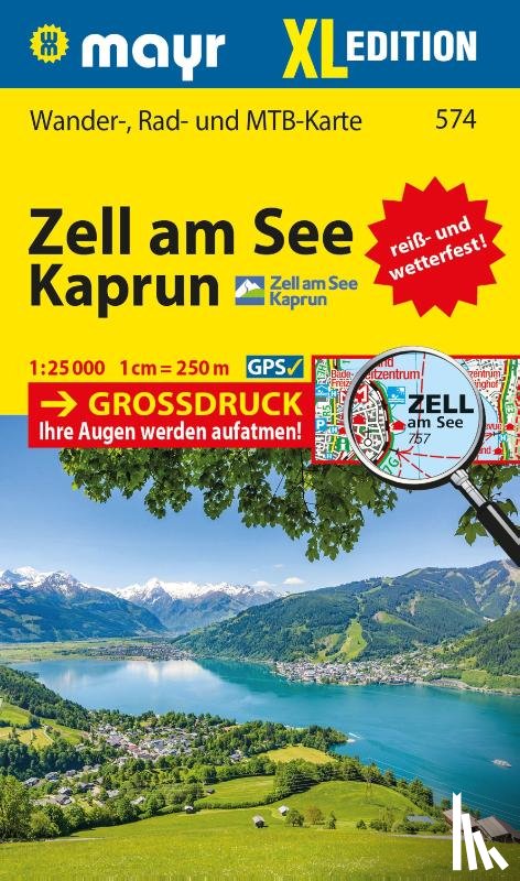  - Mayr Wanderkarte Zell am See, Kaprun XL 1:25.000