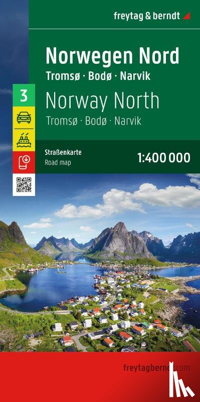  - freytag & berndt Straßenkarte Norwegen Nord, Tromsø - Bodø - Narvik 1:400.000