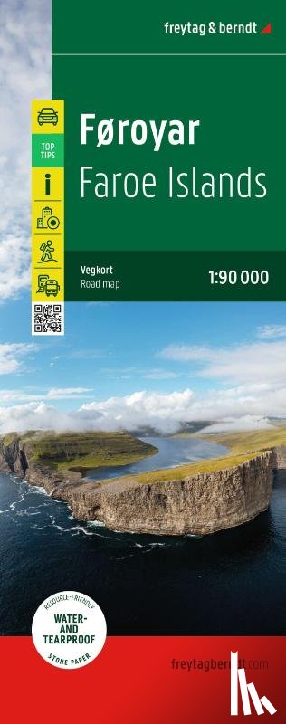  - freytag & berndt Straßenkarte Färöer / Føroyar 1:90.000