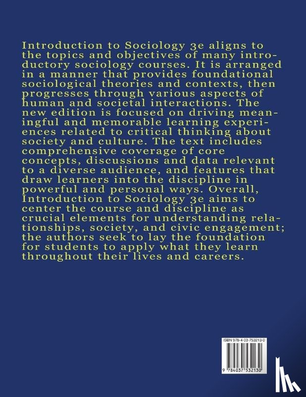 Openstax - Introduction to Sociology 3e