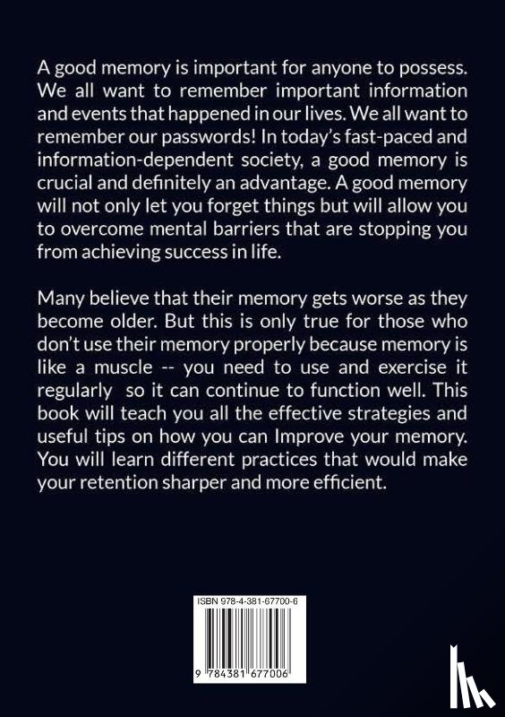 Wyant, Amy - Memory Improvement