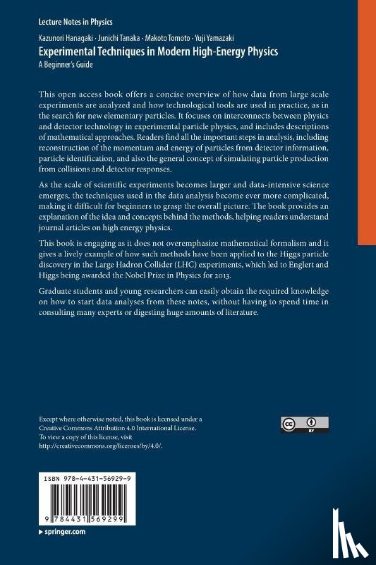 Hanagaki, Kazunori, Tanaka, Junichi, Tomoto, Makoto, Yamazaki, Yuji - Experimental Techniques in Modern High-Energy Physics
