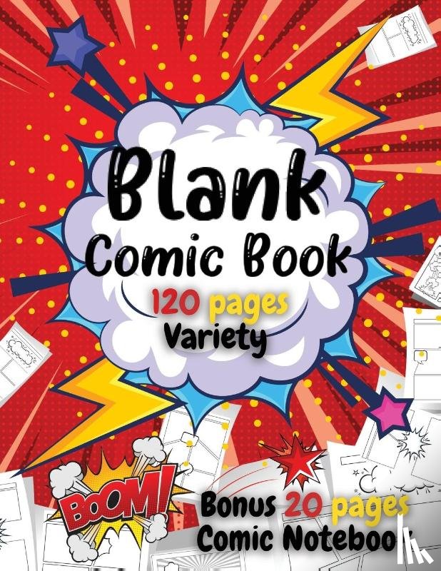 Comics, Kids Play - Blank Comic Book For Kids